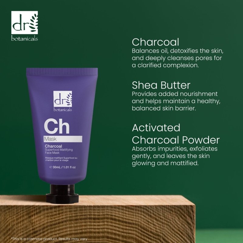 Charcoal Superfood Mattifying Face Mask - Popular trends empire