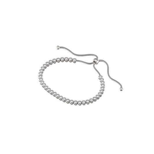 Classic Cubic Zirconia Bolo Bracelet - Popular trends empire