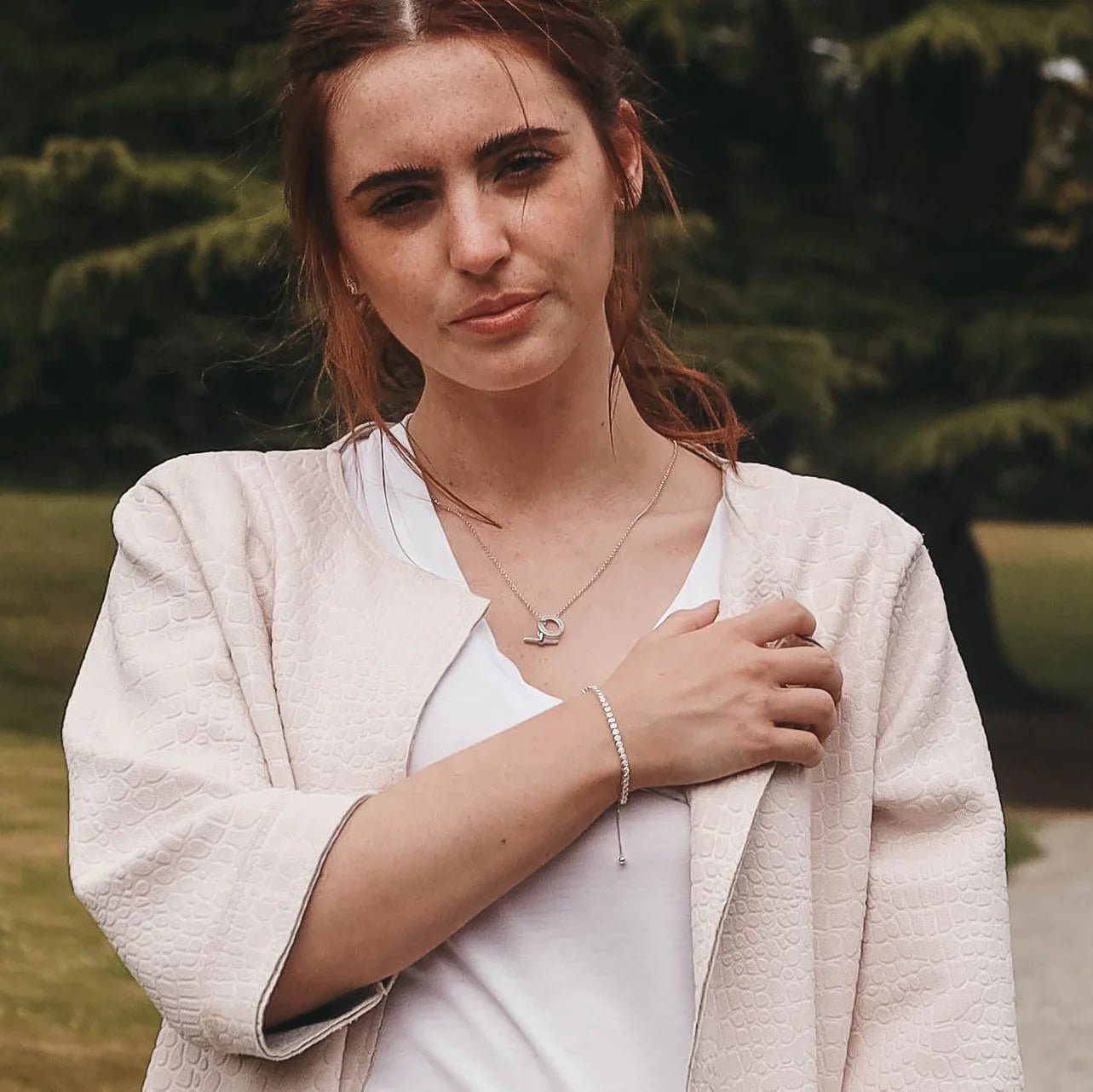 Classic Cubic Zirconia Bolo Bracelet - Popular trends empire