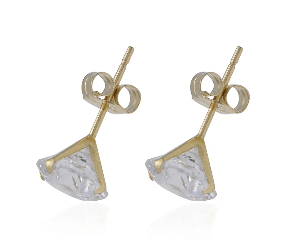 Classic Cubic Zirconia Stud Earrings - Popular trends empire
