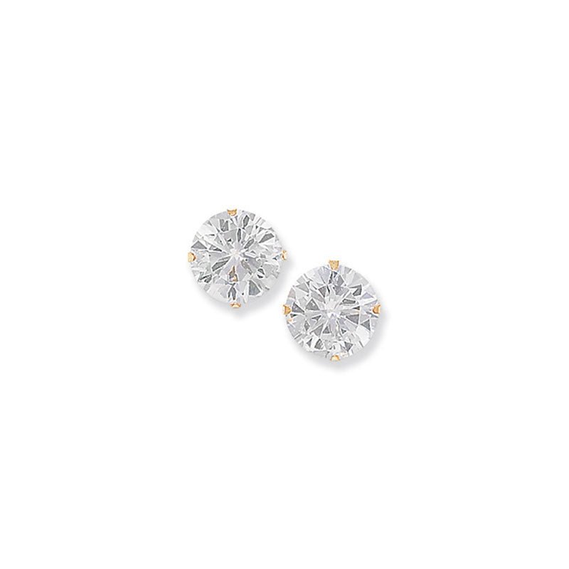 Classic Cubic Zirconia Stud Earrings - Popular trends empire