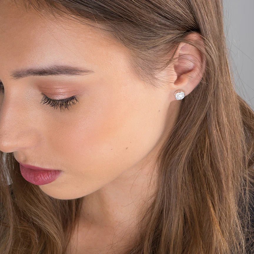 Classic Halo Stud Earrings - Popular trends empire