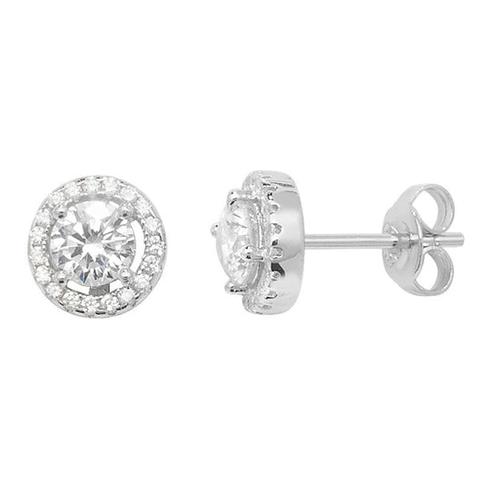 Classic Halo Stud Earrings - Popular trends empire