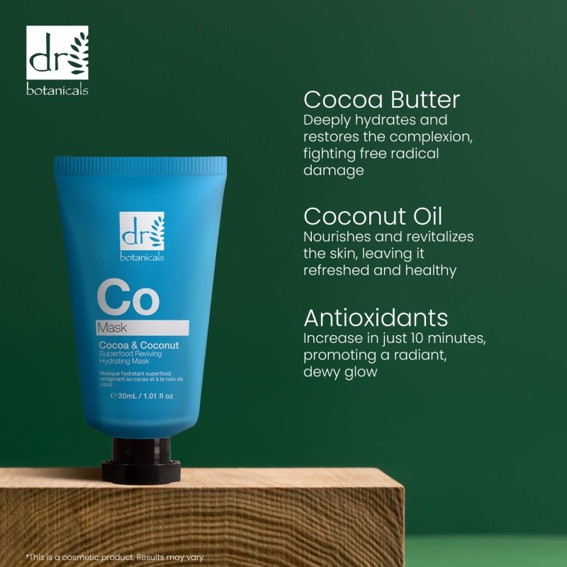 Cocoa & Coconut Superfood Reviving Hydrating Mask 30ml - Popular trends empire