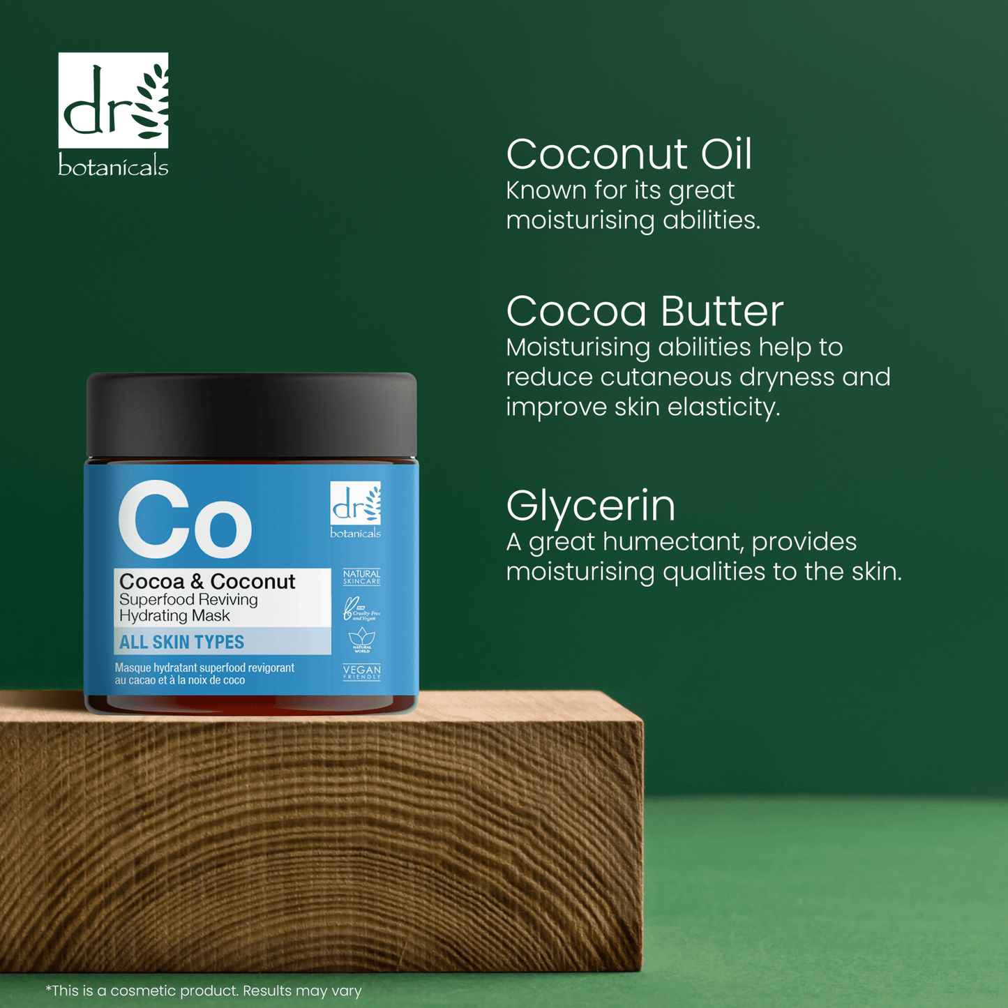Cocoa & Coconut Superfood Reviving Hydrating Mask 60ml - Popular trends empire