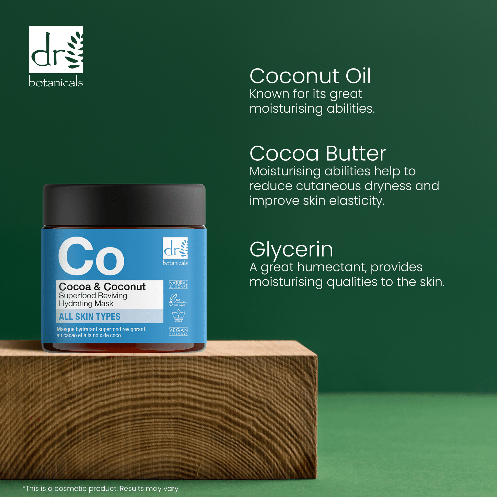 Cocoa & Coconut Superfood Reviving Hydrating Mask 60ml - Popular trends empire