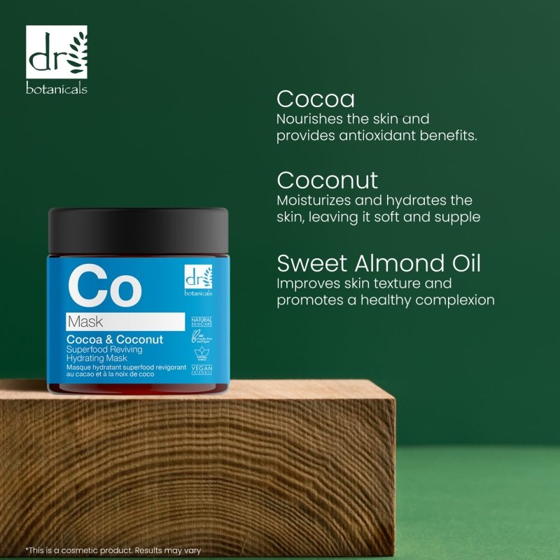 Cocoa & Coconut Superfood Reviving Hydrating Mask 60ml - Popular trends empire