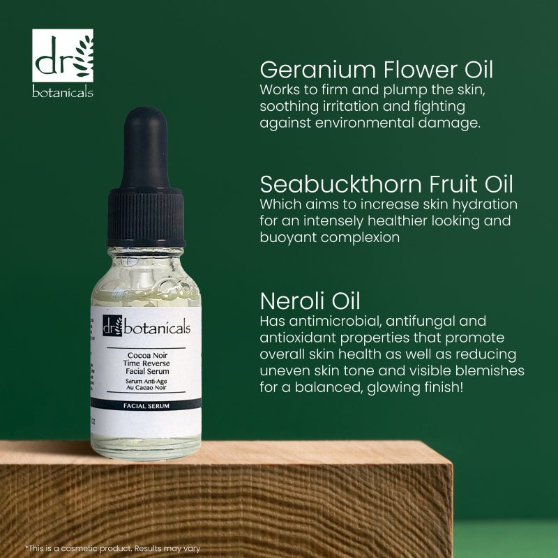 Cocoa Noir Time Reverse Facial Serum 15ml - Popular trends empire