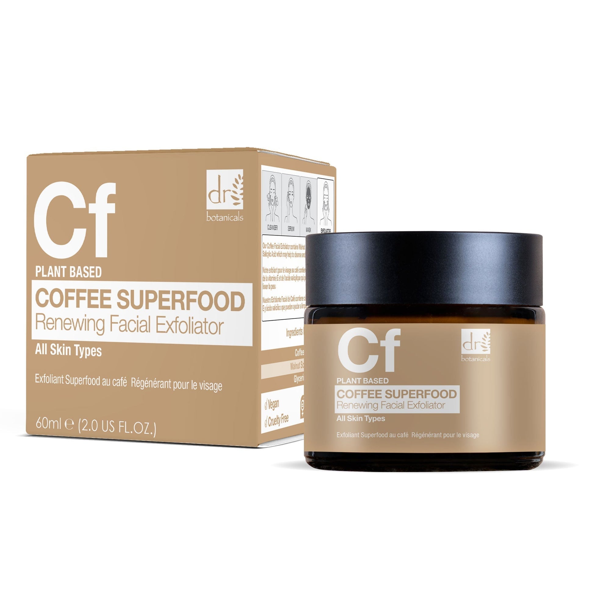 Coffee Superfood Renewing Facial Exfoliator 60ml - Popular trends empire