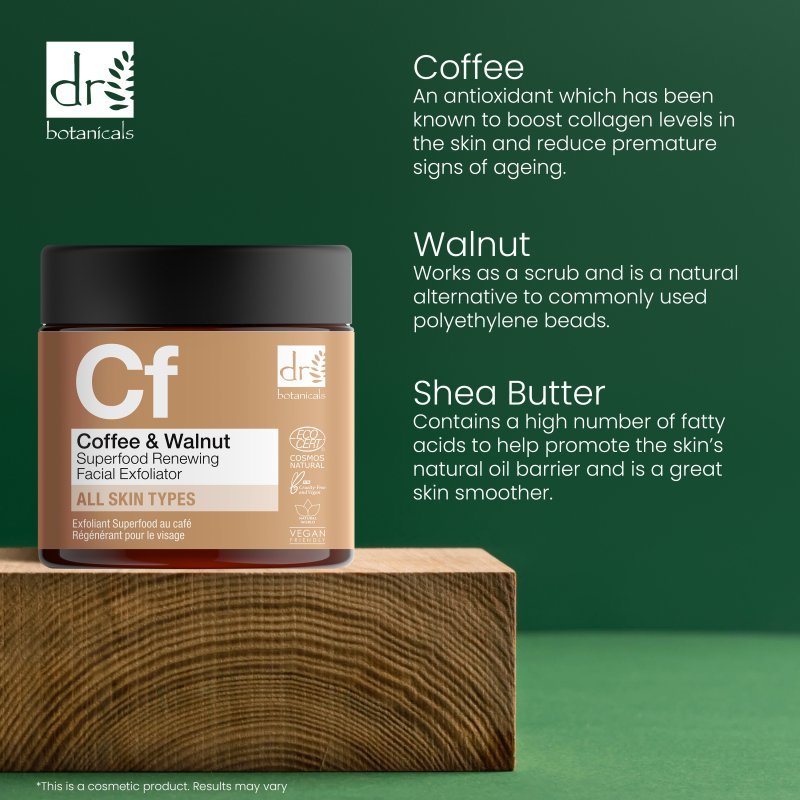 Coffee Superfood Renewing Facial Exfoliator 60ml - Popular trends empire
