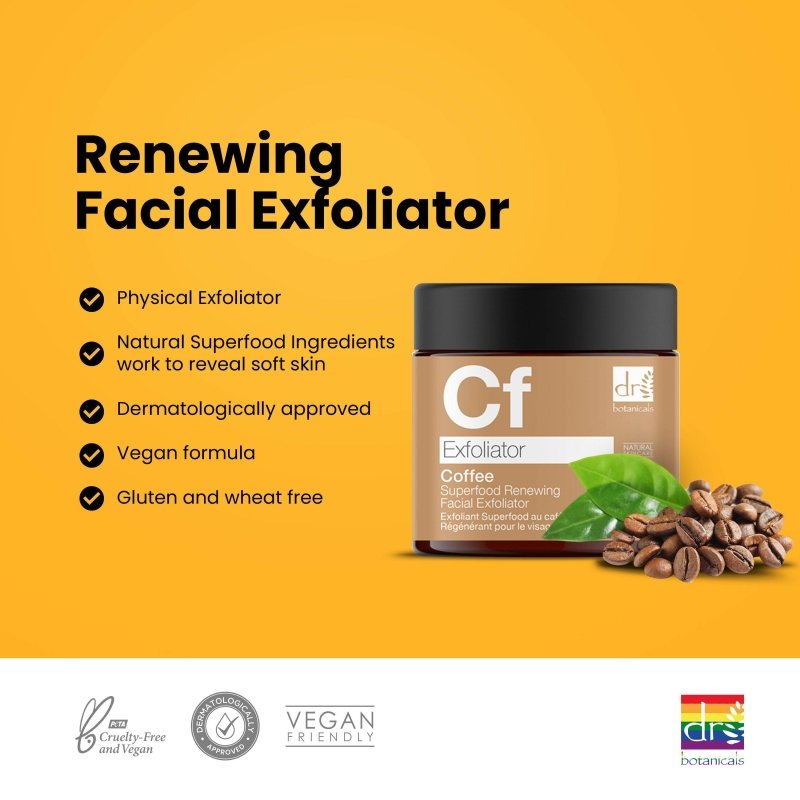 Coffee Superfood Renewing Facial Exfoliator 60ml - Popular trends empire