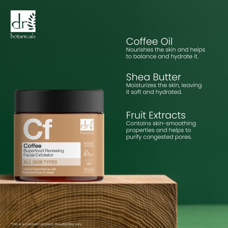Coffee Superfood Renewing Facial Exfoliator 60ml - Popular trends empire