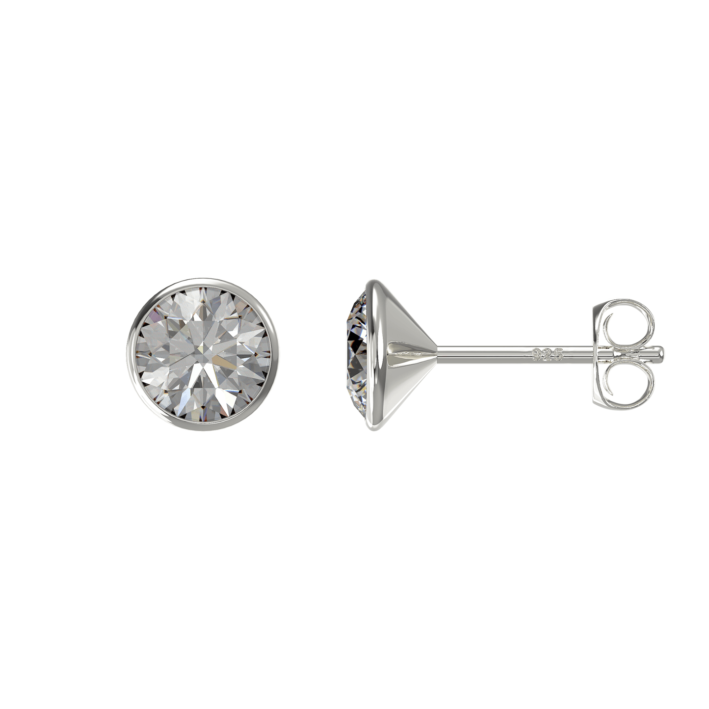 Cubic Zirconia Stud Earrings - Popular trends empire
