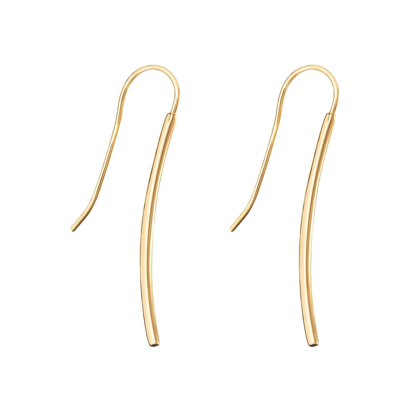 Curved Hook Earrings - Popular trends empire