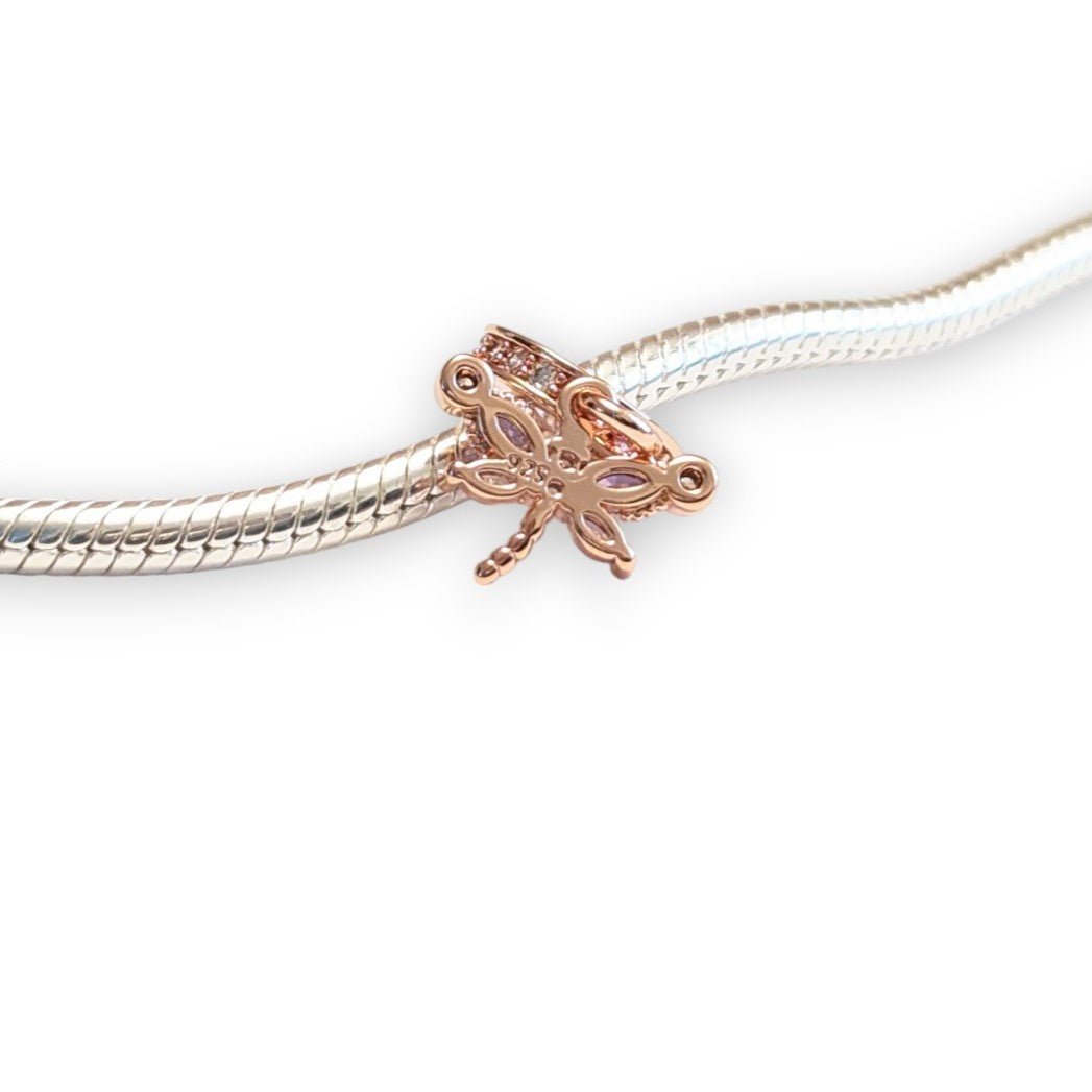 Dainty Cubic Zirconia Butterfly Charm - Popular trends empire