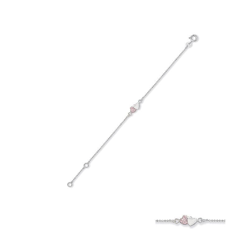 Dainty Double Heart Bracelet - Popular trends empire