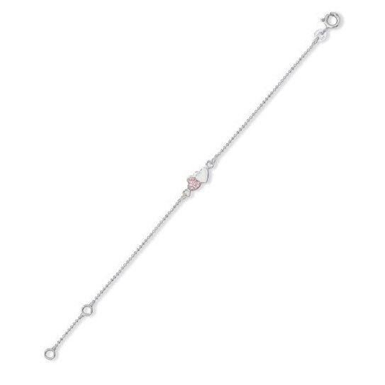 Dainty Double Heart Bracelet - Popular trends empire