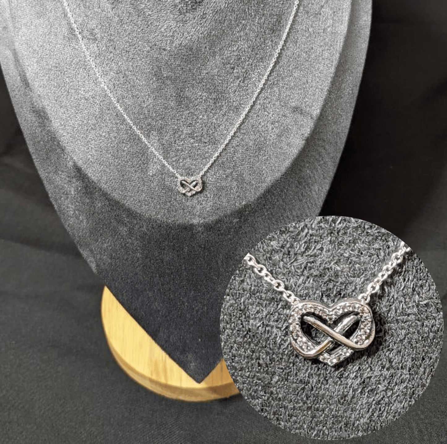 Dainty Infinity Heart Necklace - Popular trends empire