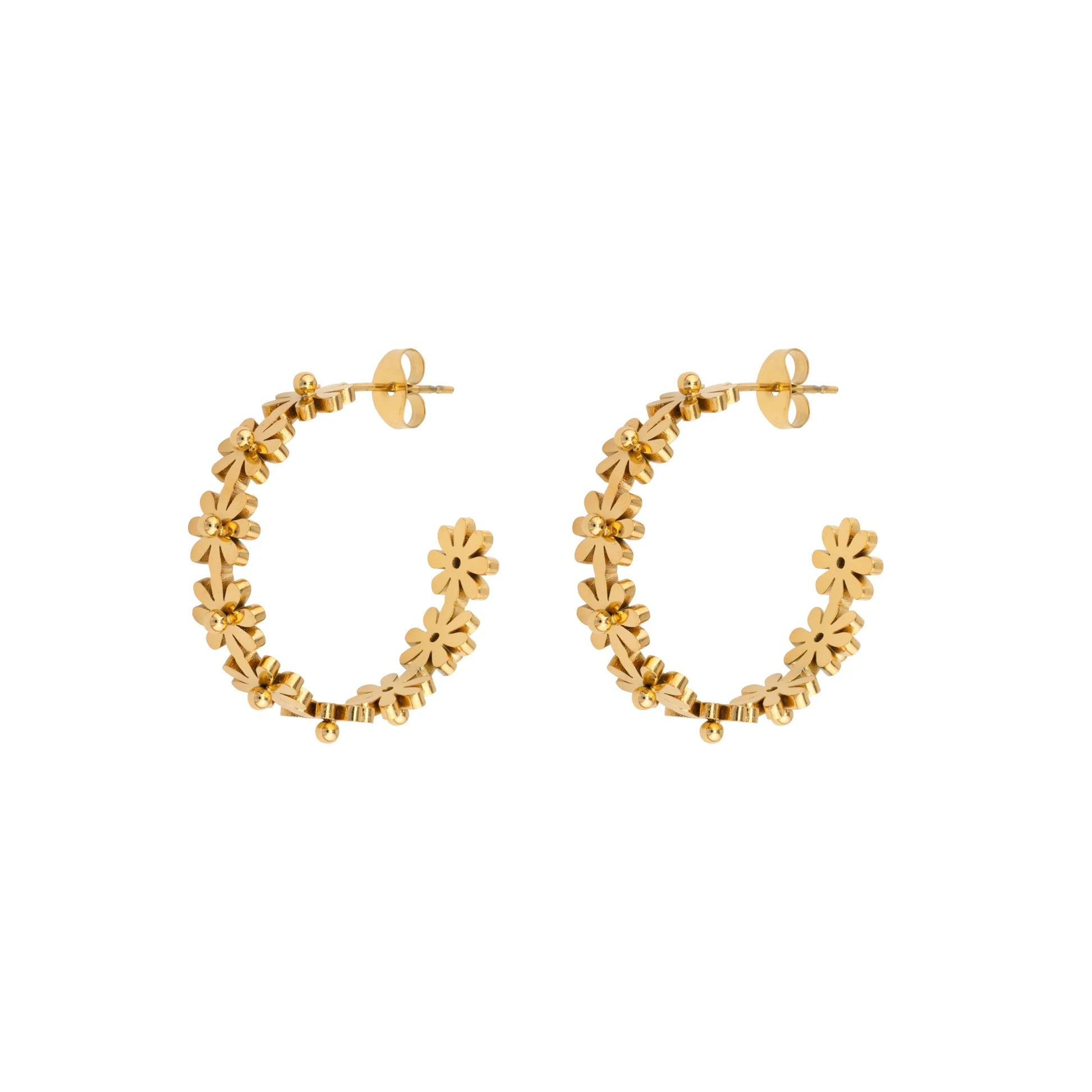 Daisy Hoop Earrings - Popular trends empire