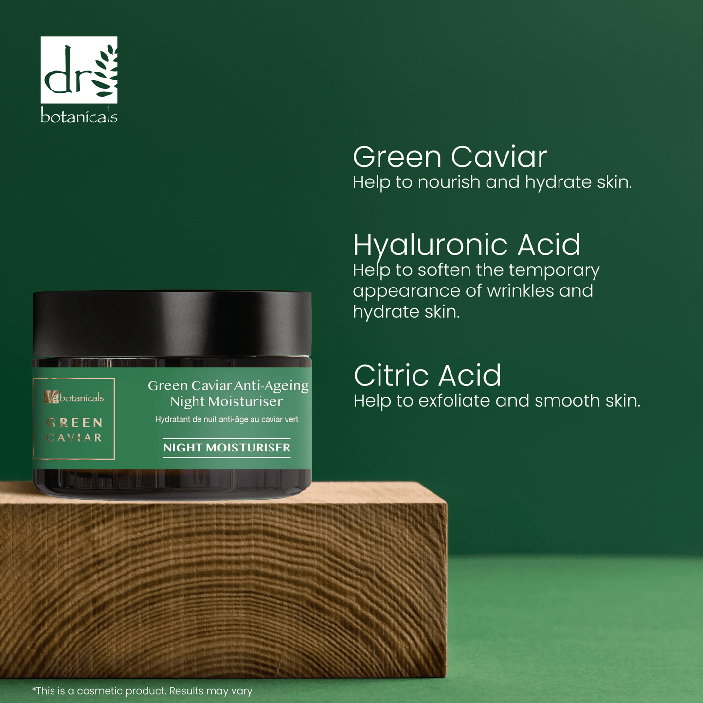 DB Green Caviar & Argan Oil Anti - Ageing Night Moisturiser Advanced Light Serum Essence DB La Rose Française - Night Moisturiser - Popular trends empire