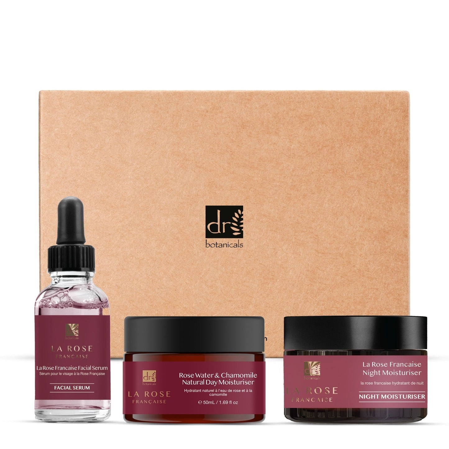 DB La Rose Française - Day Moisturiser, Night Moisturiser and Facial Serum - Popular trends empire