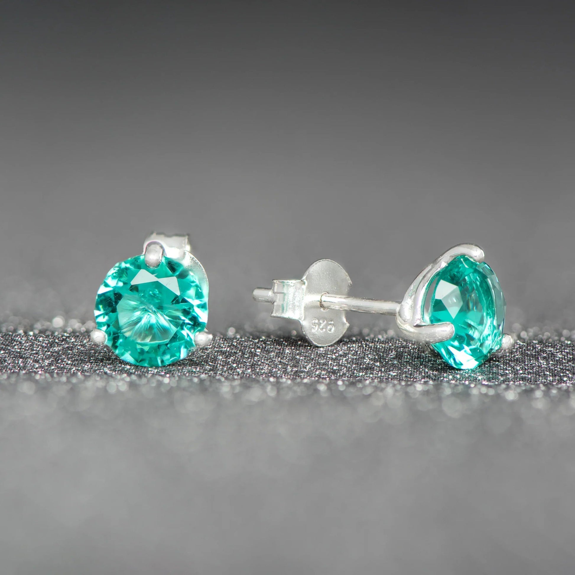 December Birthstone Stud Earrings - Popular trends empire