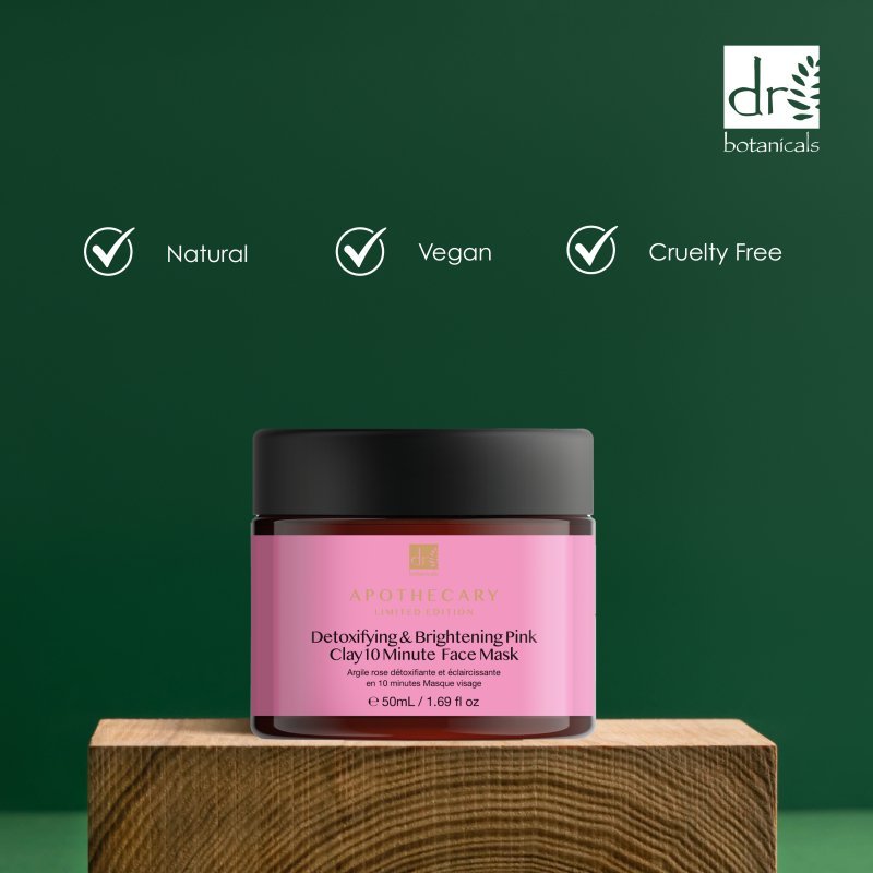 Detoxifying & Brightening Pink Clay 10 Minute Face Mask 50ml - Popular trends empire