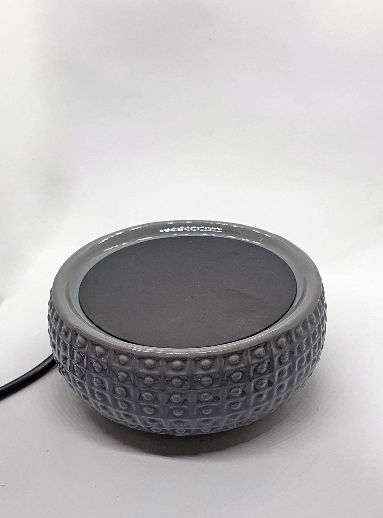 Dimpled Ceramic Grey Electric Wax Melter|Burner & Candle Warmer - Popular trends empire