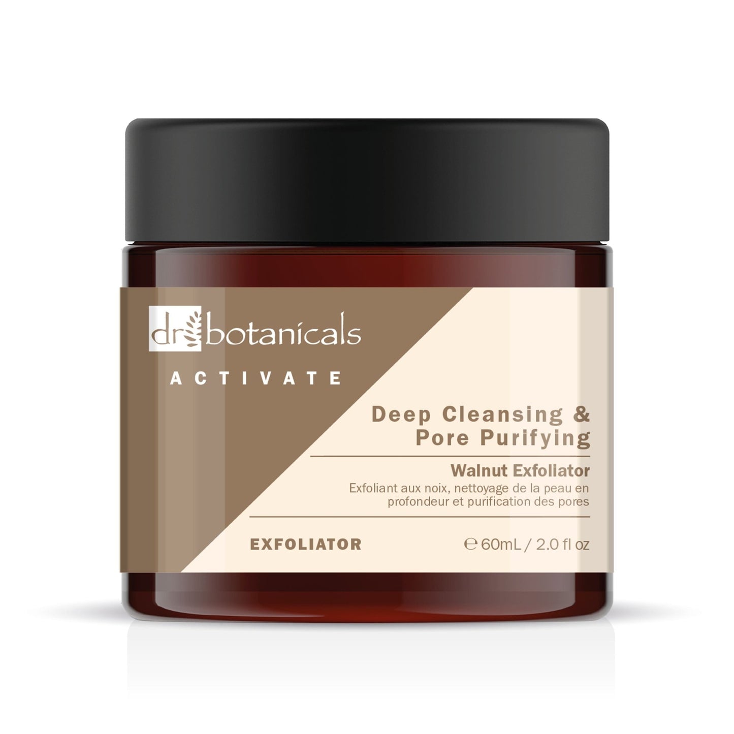 Dr Botanicals Activate Deep Cleansing & Pore Purifying Walnut Exfoliator 60ml Twin Value Savings Pack - Popular trends empire