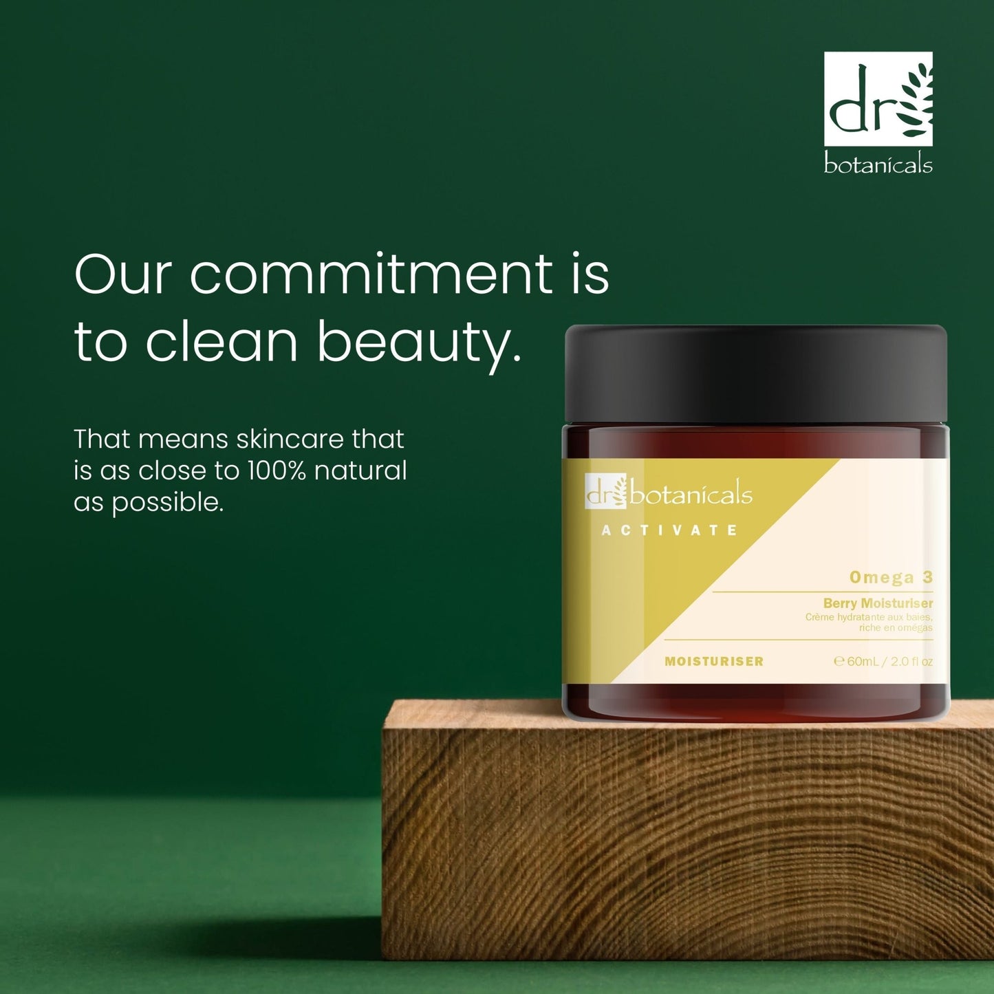 Dr Botanicals Activate Omega 3 Berry Moisturiser 60ml Twin Value Savings Pack - Popular trends empire