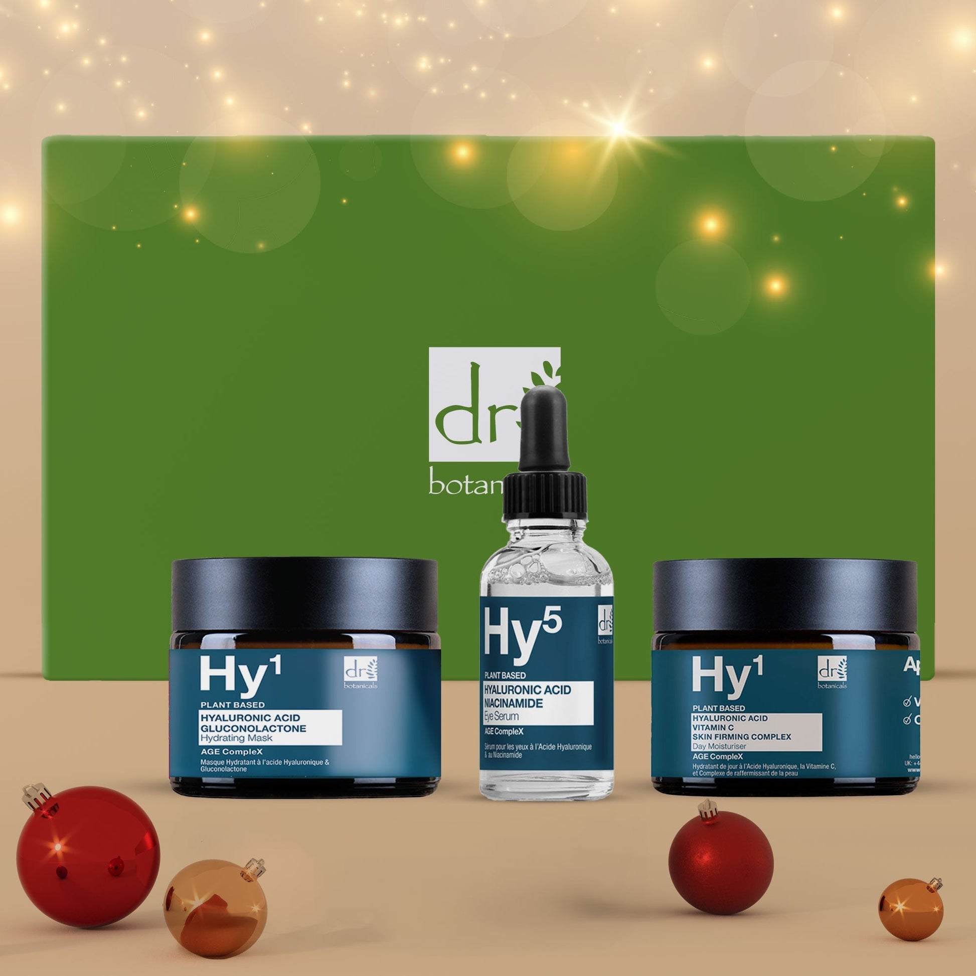 Dr Botanicals Anti - Ageing Hyaluronic Acid Skincare Gift Set - Popular trends empire