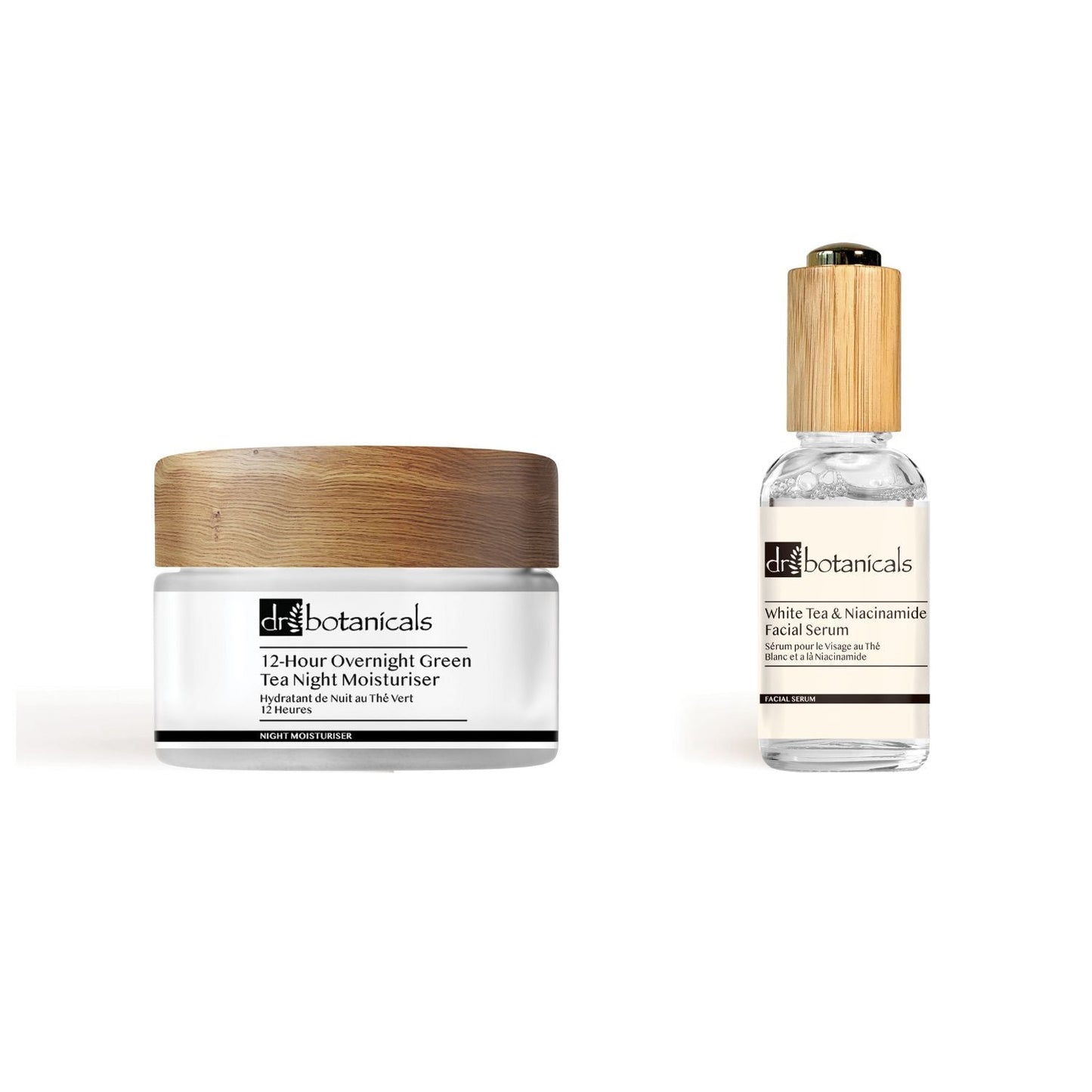 Dr Botanicals Anti - Ageing Plant - Based Moisturiser & Facial Serum Kit - Popular trends empire