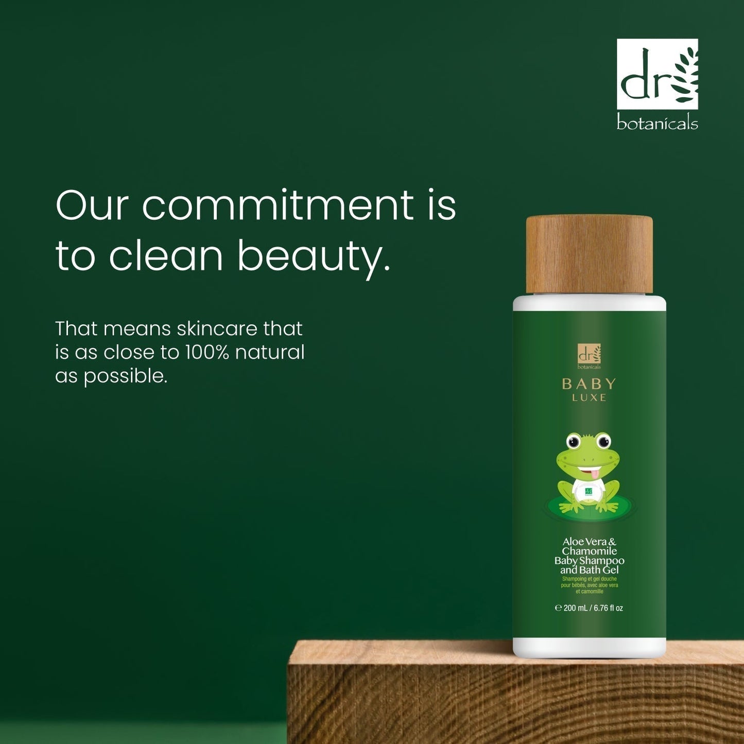 Dr Botanicals Baby Lux Aloe Vera & Chamomile Baby Shampoo & Bath Gel 200ml Twin Value Savings Pack - Popular trends empire