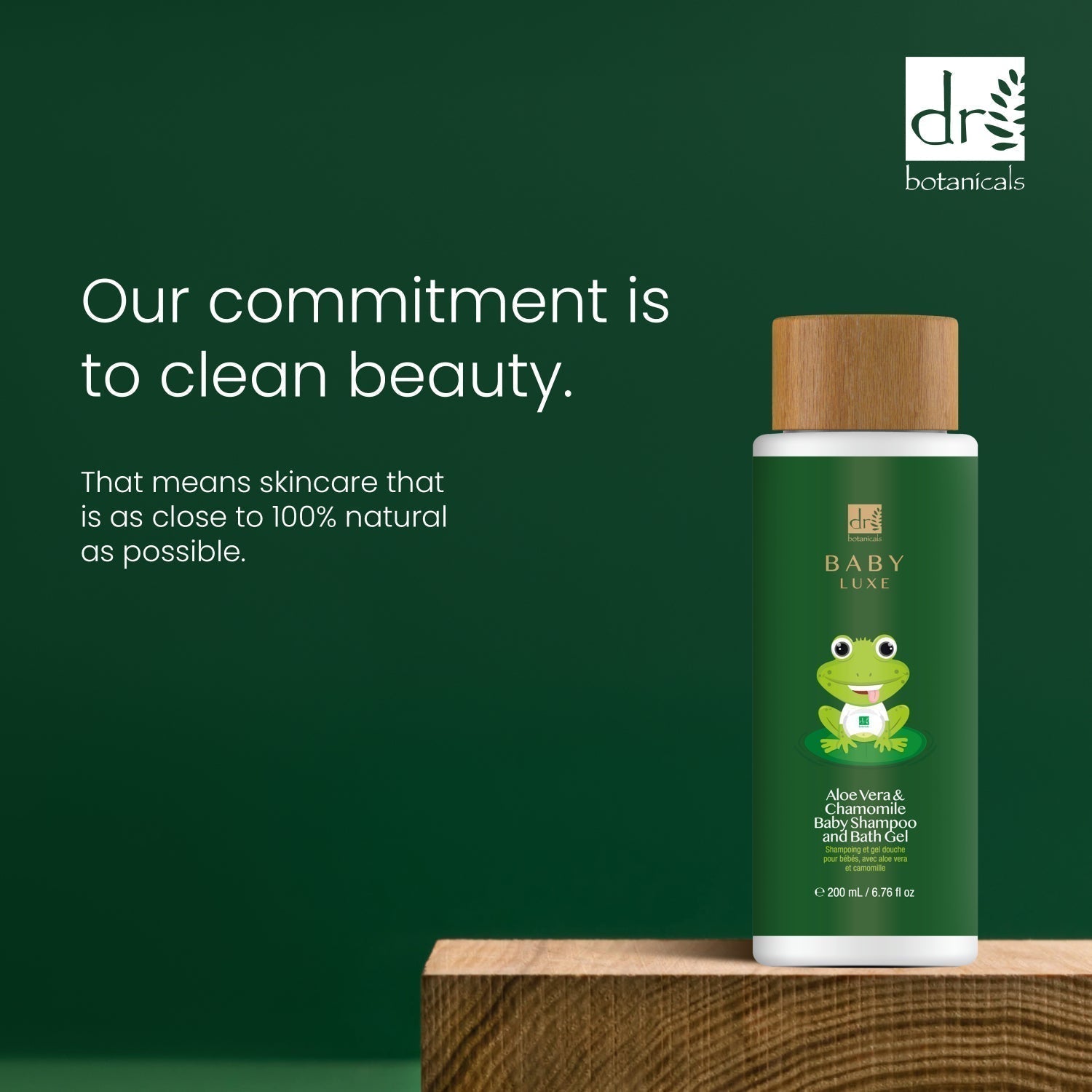 Dr Botanicals Baby Lux Aloe Vera & Chamomile Baby Shampoo & Bath Gel 200ml Twin Value Savings Pack - Popular trends empire