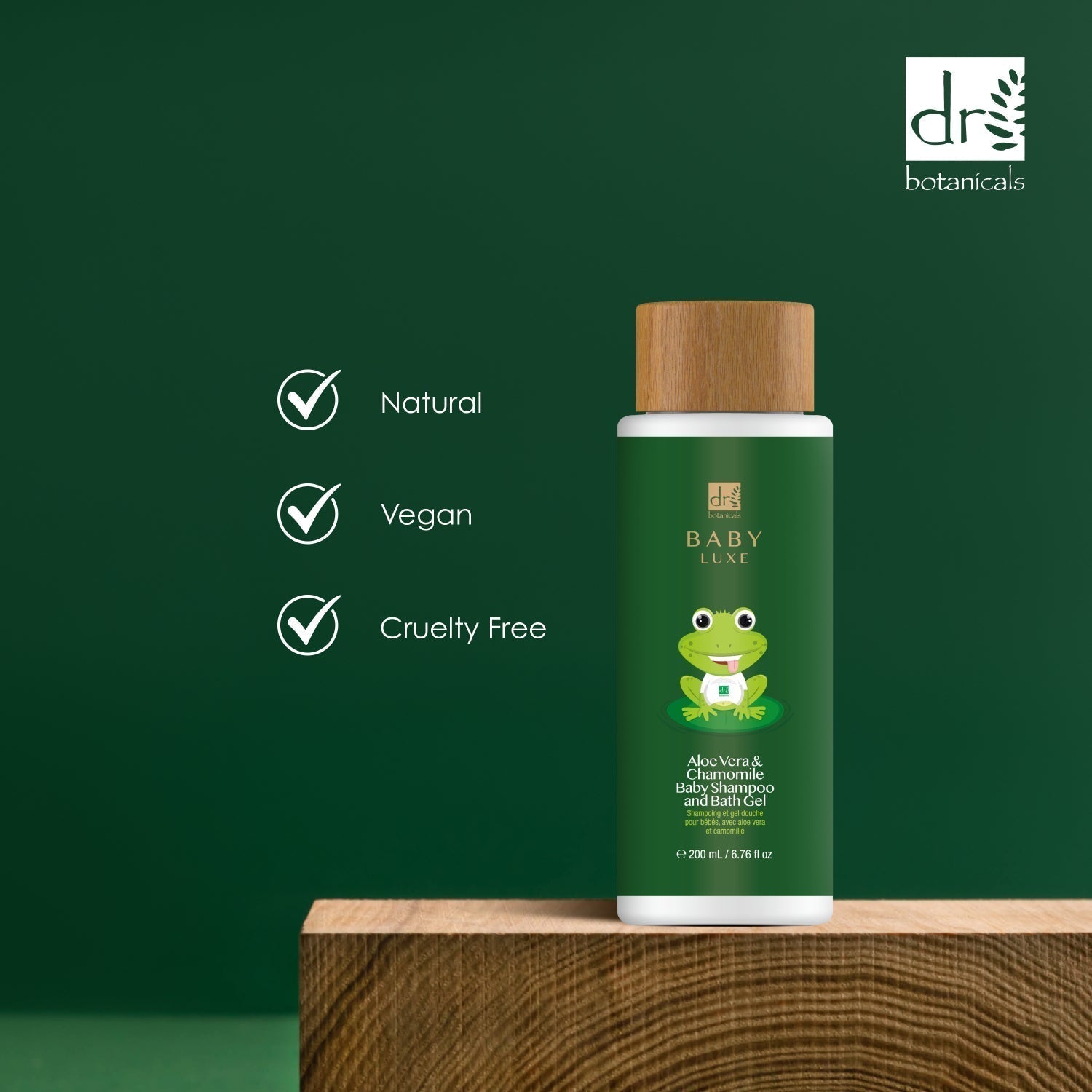 Dr Botanicals Baby Lux Aloe Vera & Chamomile Baby Shampoo & Bath Gel 200ml Twin Value Savings Pack - Popular trends empire