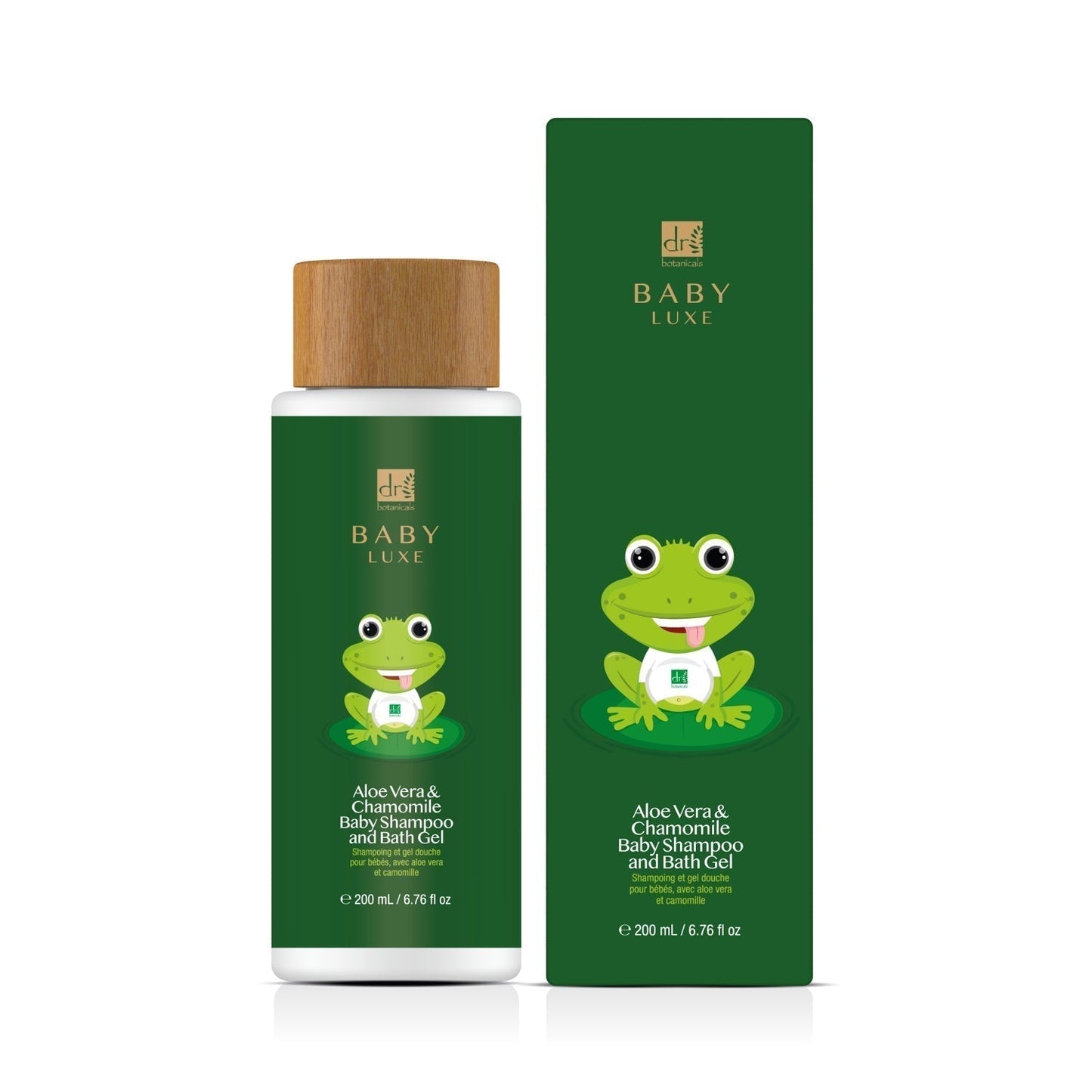 Dr Botanicals Baby Lux Aloe Vera & Chamomile Baby Shampoo & Bath Gel 200ml Twin Value Savings Pack - Popular trends empire