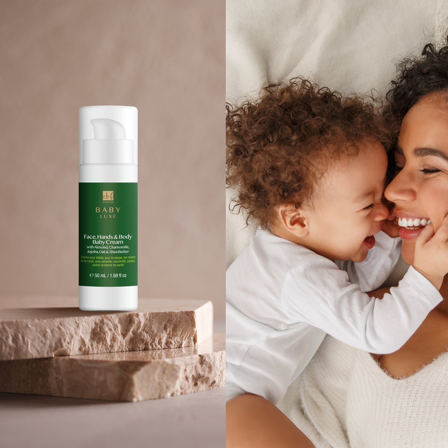 Dr Botanicals Baby Lux Face, Hands & Body Baby Cream 50ml Twin Value Savings Pack - Popular trends empire