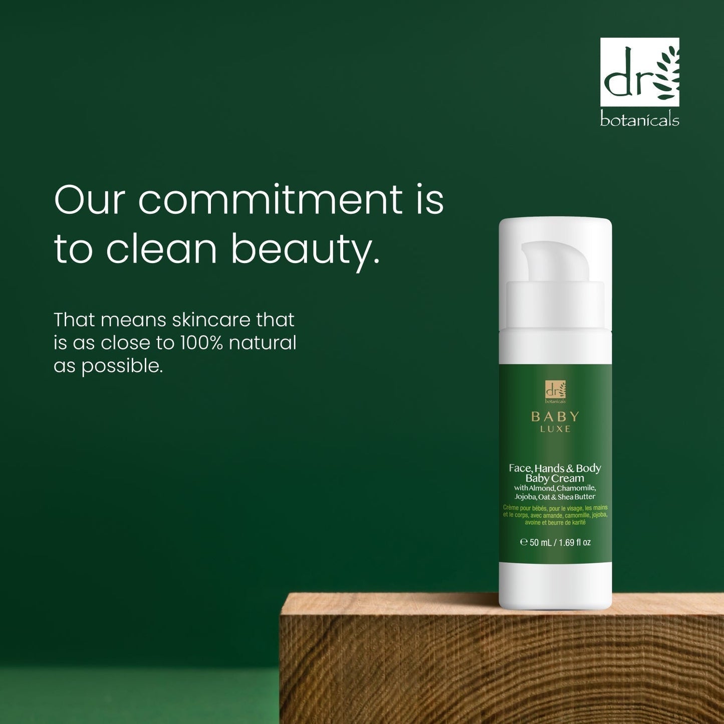 Dr Botanicals Baby Lux Face, Hands & Body Baby Cream 50ml Twin Value Savings Pack - Popular trends empire