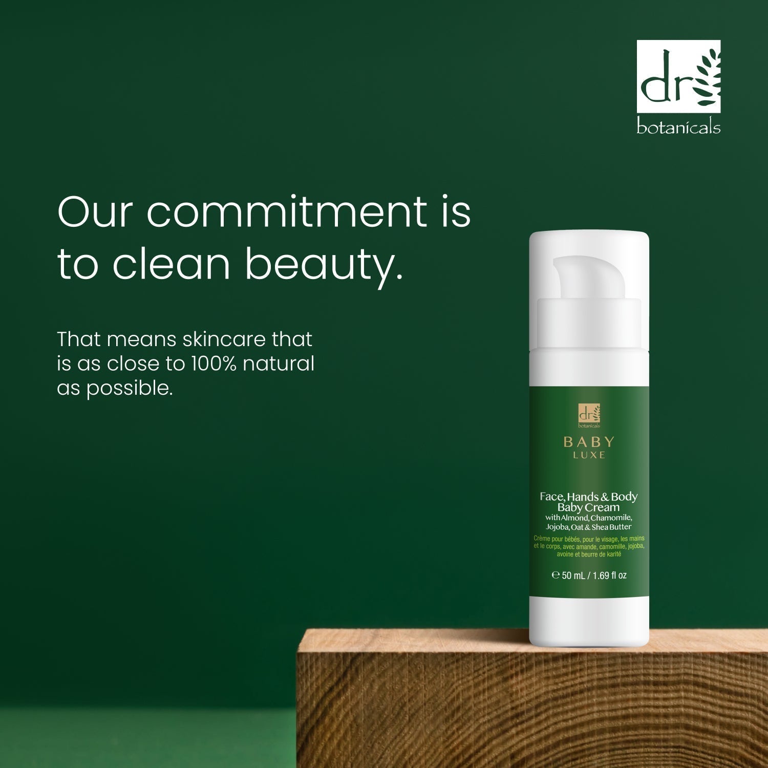 Dr Botanicals Baby Lux Face, Hands & Body Baby Cream 50ml Twin Value Savings Pack - Popular trends empire