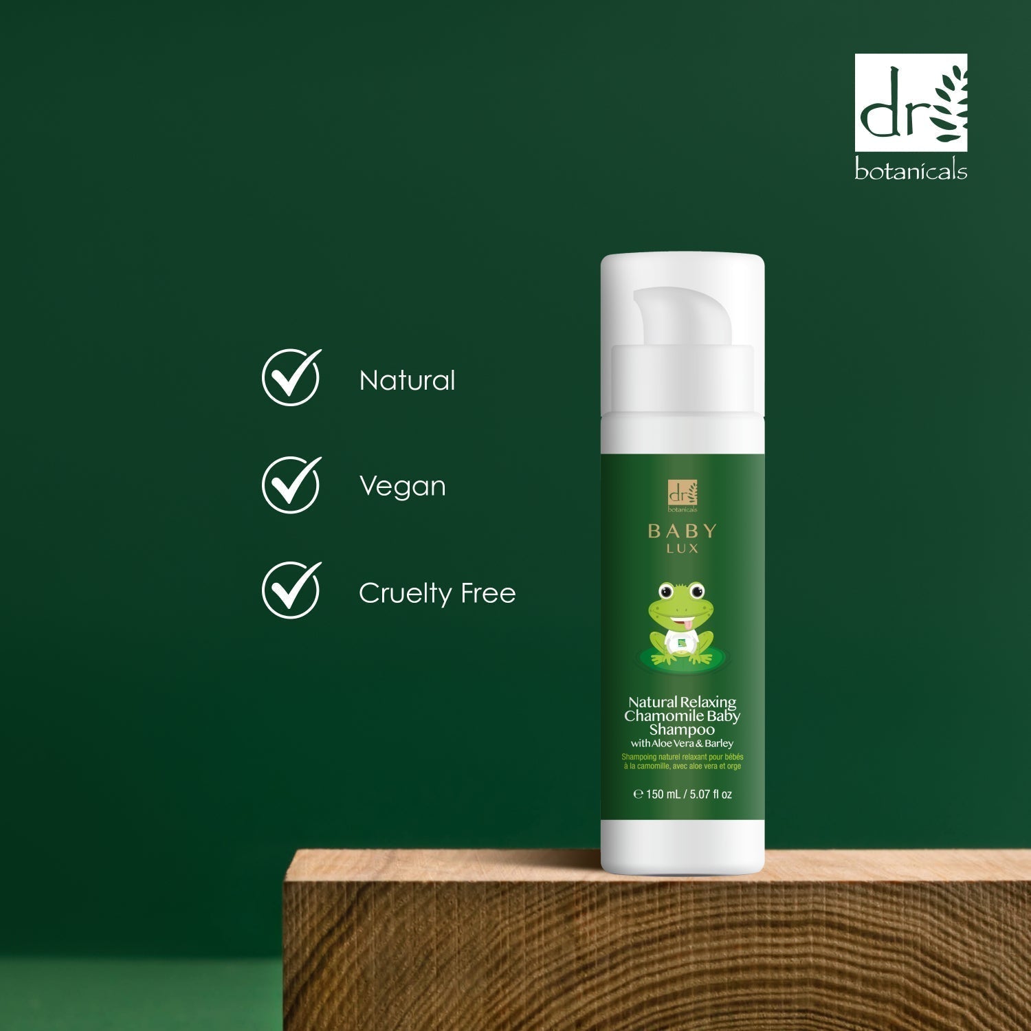 Dr Botanicals Baby Lux Natural Relaxing Chamomile Baby Shampoo 150ml Twin Value Savings Pack - Popular trends empire