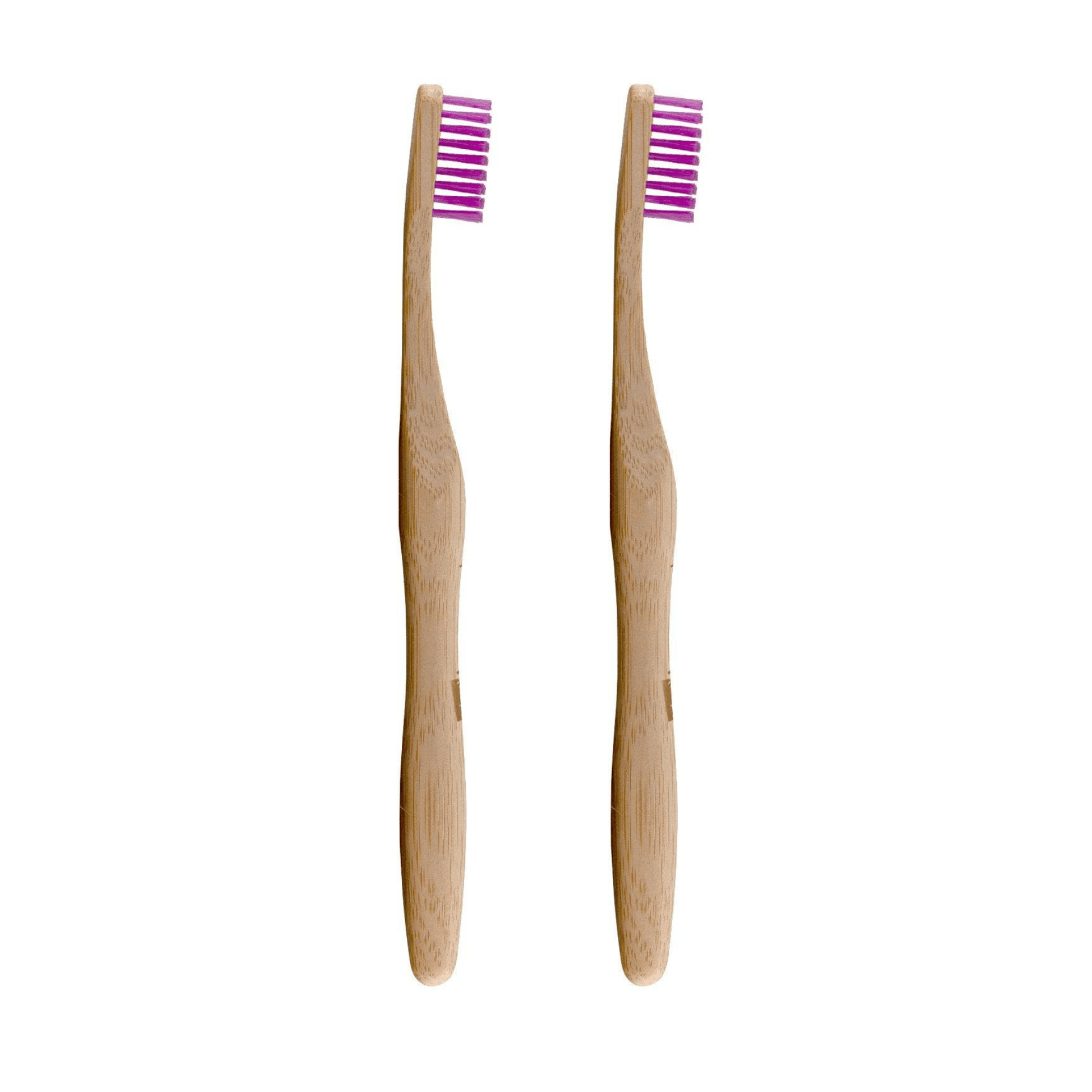 Dr Botanicals Bamboo Toothbrush Purple Twin Value Savings Pack - Popular trends empire