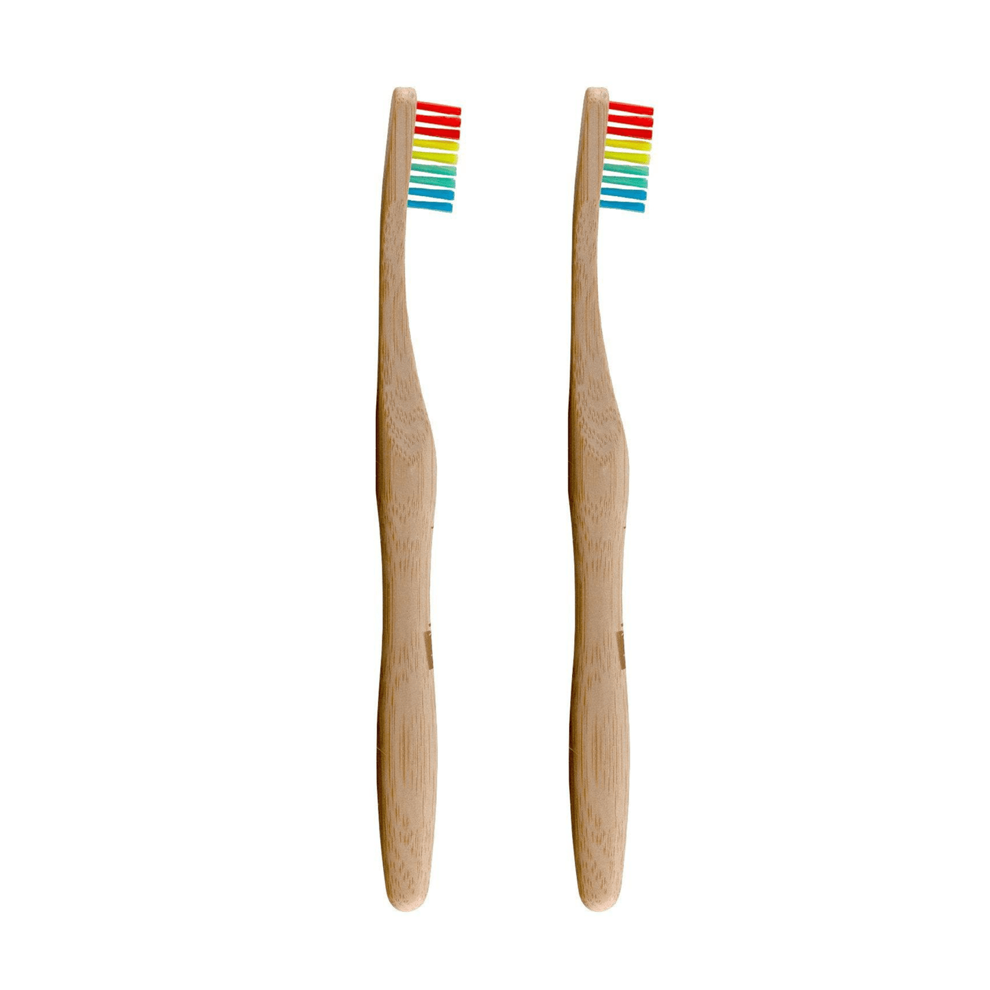 Dr Botanicals Bamboo Toothbrush Rainbow Twin Value Savings Pack - Popular trends empire