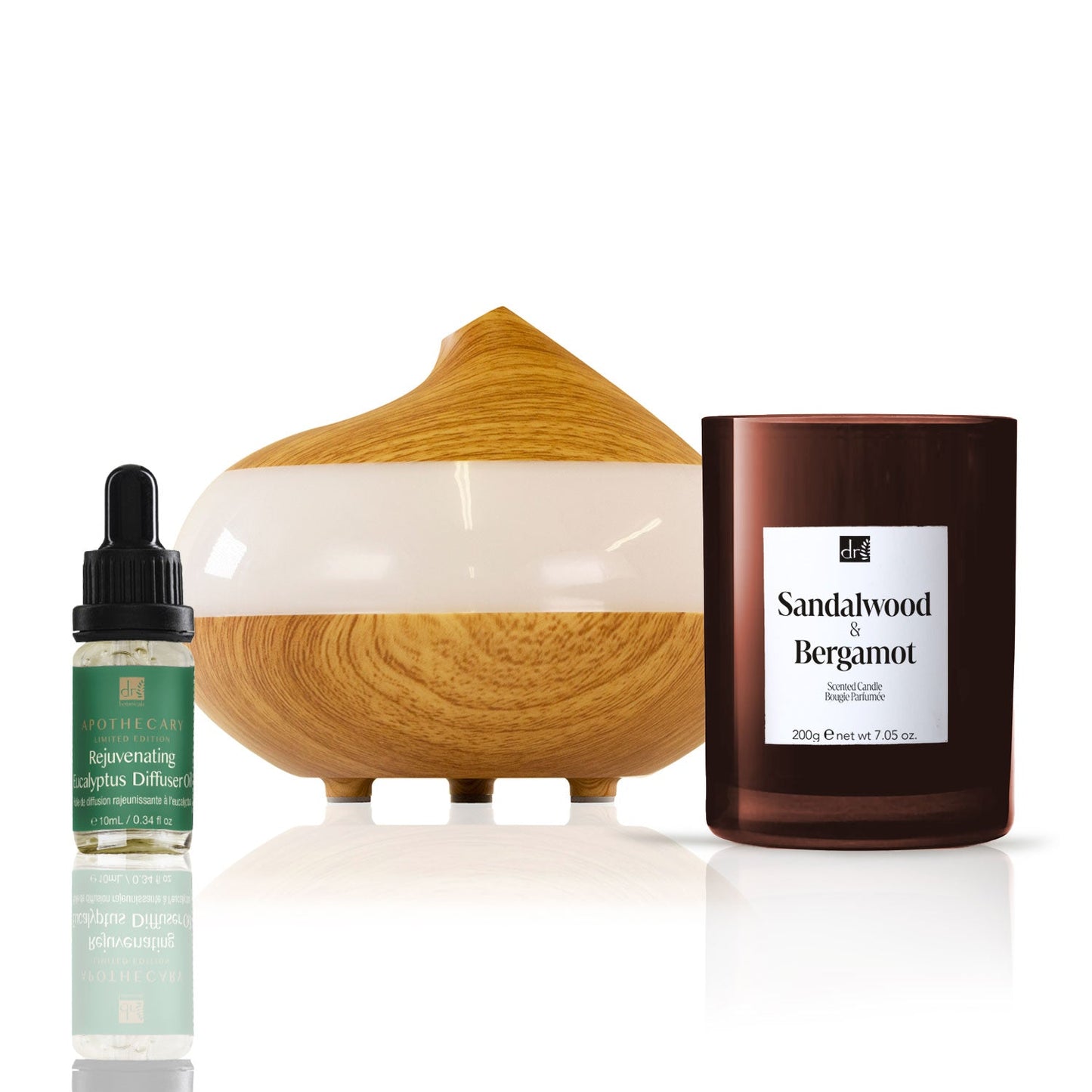 Dr Botanicals Christmas Eucalyptus Diffuser Kit with Candle - Popular trends empire