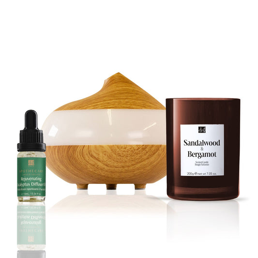 Dr Botanicals Christmas Eucalyptus Diffuser Kit with Candle - Popular trends empire