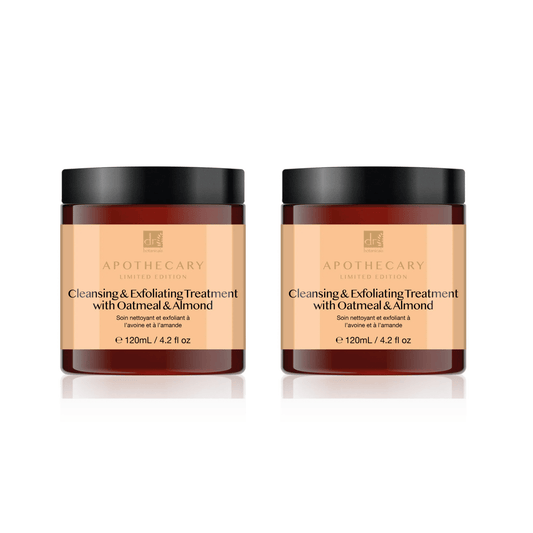 Dr Botanicals Cleansing & Exfoliating Treatment with Oatmeal & Almond 120ml Twin Value Savings Pack - Popular trends empire