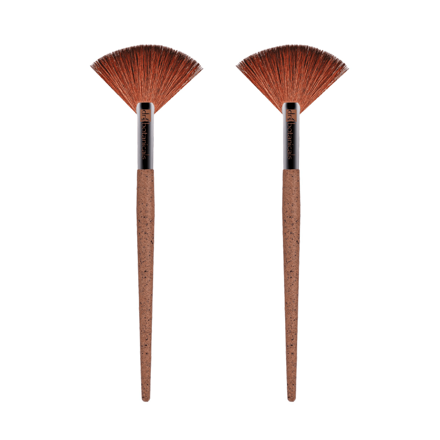 Dr Botanicals Coffee Ground Fan Brush Twin Value Savings Pack - Popular trends empire