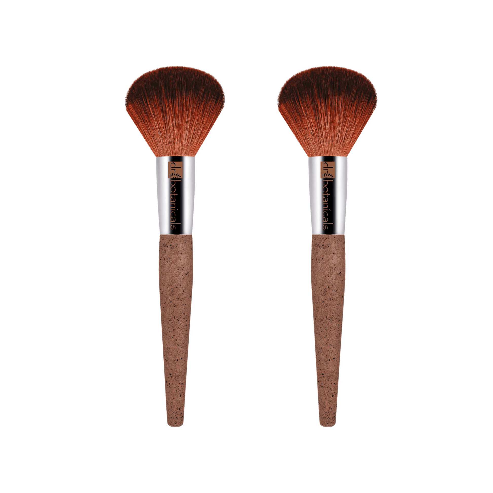 Dr Botanicals Coffee Ground Powder Brush Twin Value Savings Pack - Popular trends empire