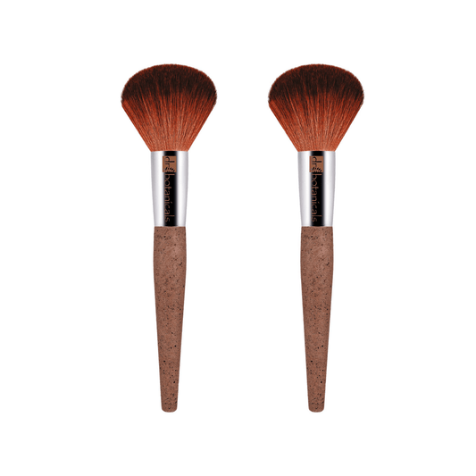 Dr Botanicals Coffee Ground Powder Brush Twin Value Savings Pack - Popular trends empire