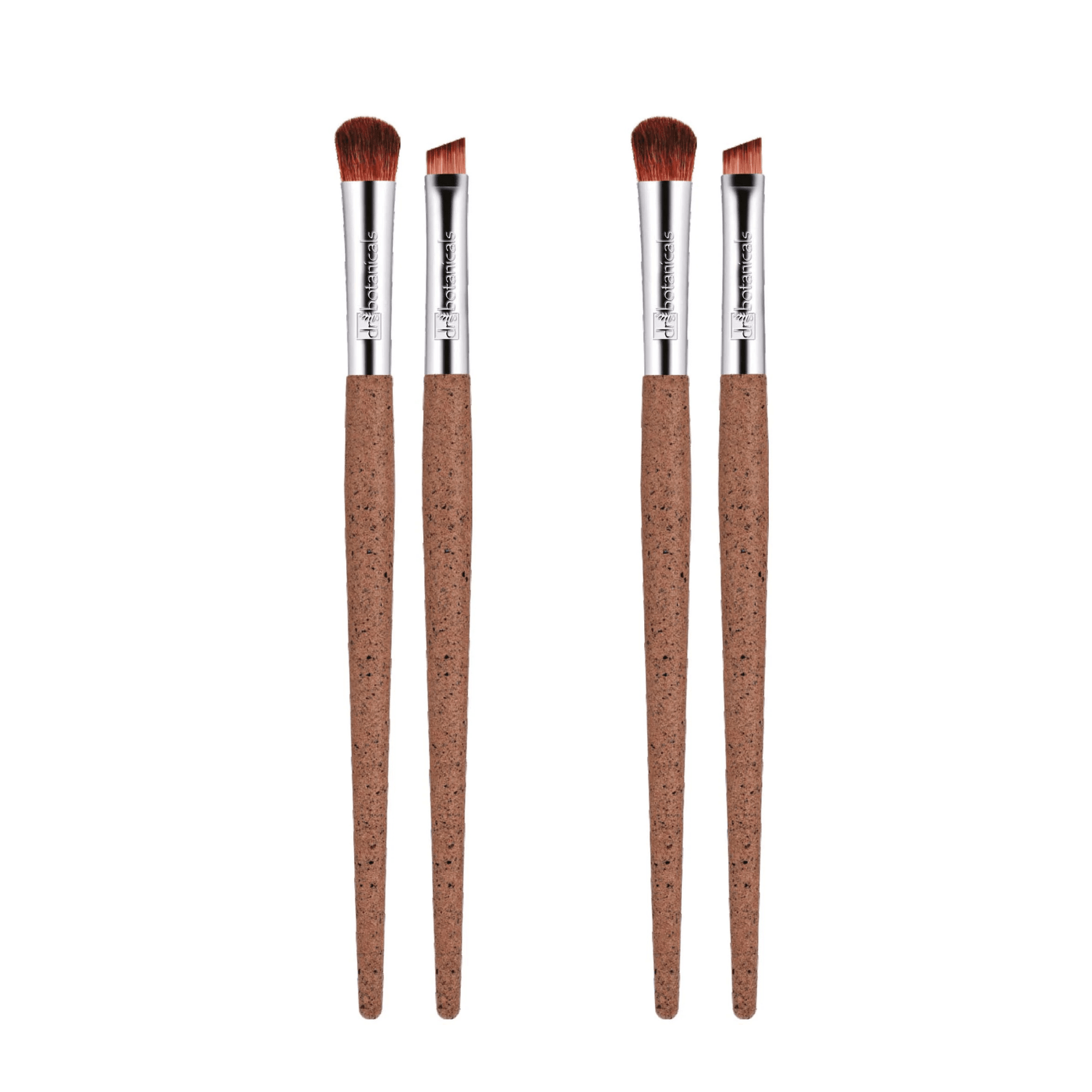 Dr Botanicals Coffee Ground Set Of 2 Eye Brushes Twin Value Savings Pack - Popular trends empire