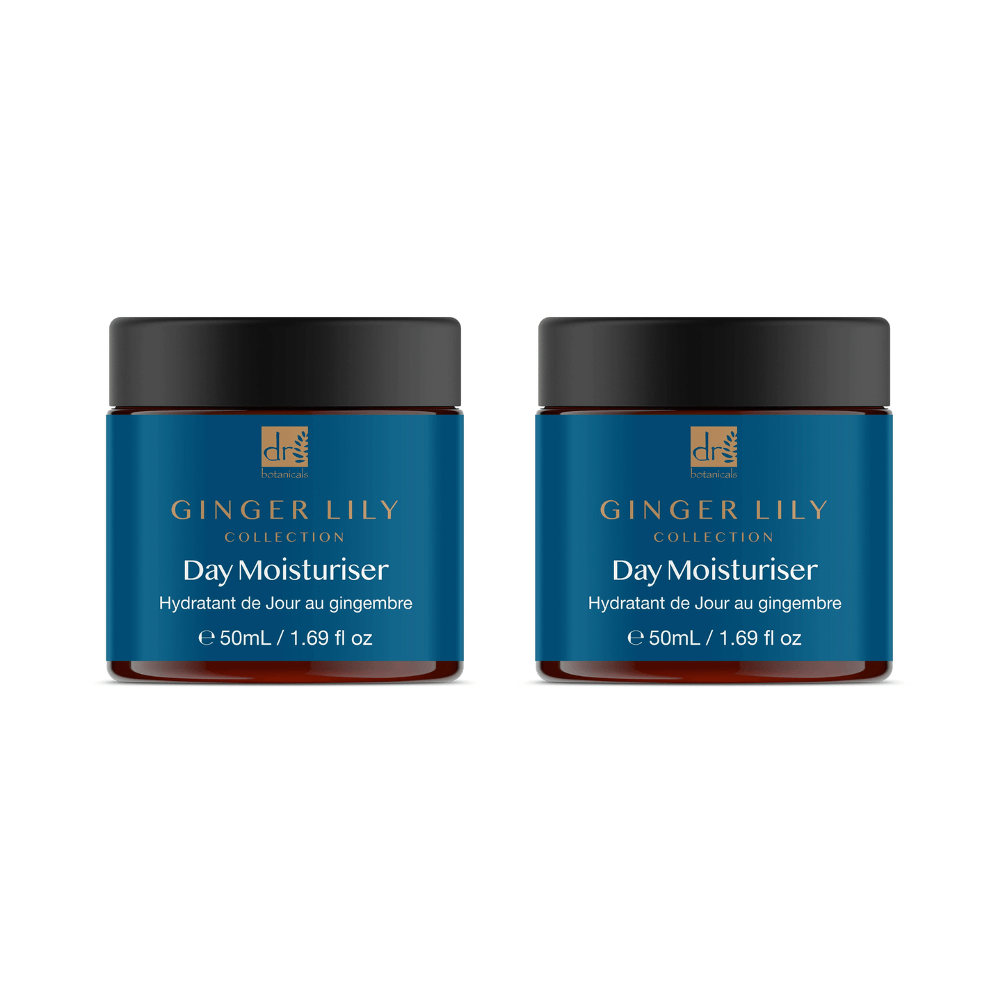 Dr Botanicals Gingerlily Day Moisturiser 50ml Twin Value Savings Pack - Popular trends empire